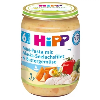 Пюре HiPP Овочі з морською рибою, 190 г - Pampik - 2