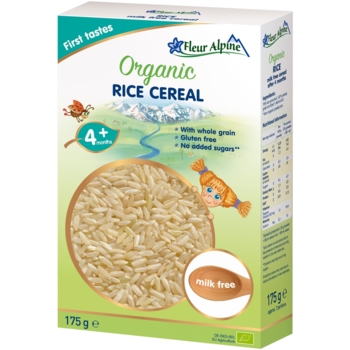 Каша безмолочна Fleur Alpine Organic Рисова, 175 г - Pampik