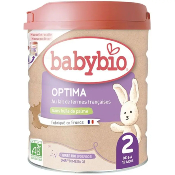 Органическая молочная смесь BabyBio Optima 2, 800 г - Pampik