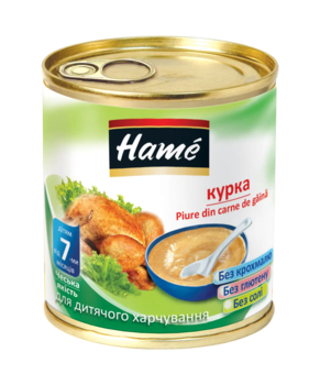 Мясное пюре Hame Курица, 100 г - Pampik