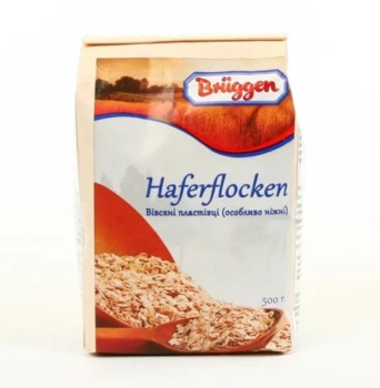 Особливо ніжні вівсяні пластівці Bruggen, 500 г - Pampik - 2