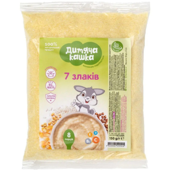 Каша швидкого приготування Вайз Дитяча кашка 7 злаків безмолочна, 150 г - Pampik