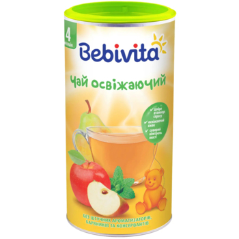 Чай освіжаючий Bebivita в гранулах, 200 г - Pampik