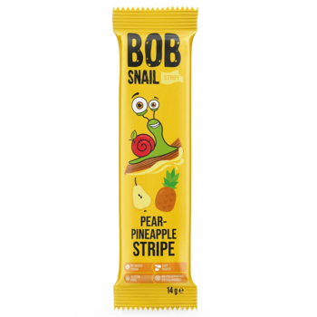 Натуральні цукерки Bob Snail Груша-Ананас, 14 г - Pampik