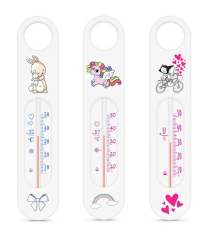 Термометр для води Склоприлад Сувенір В-2, білий (300148) - Pampik