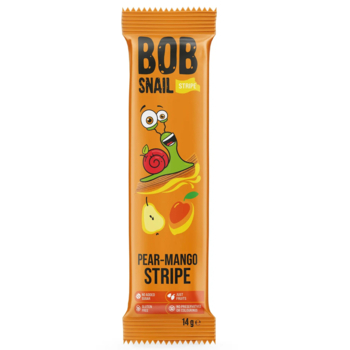 Натуральні цукерки Bob Snail Груша-Манго, 14 г - Pampik
