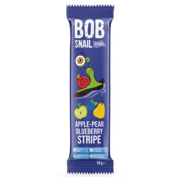 Натуральні цукерки Bob Snail Яблуко-Груша-Черника, 14 г - Pampik