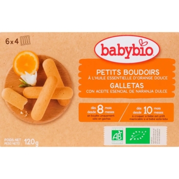 Органічне дитяче печиво Babybio Мій перший бісквіт, 120 г - Pampik - 3