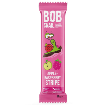 Натуральные конфеты Bob Snail Яблоко-Малина, 14 г - Pampik