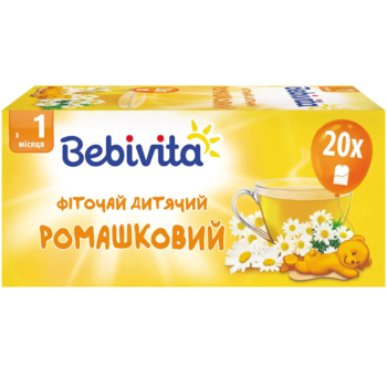 Дитячий фіточай з ромашкою Bebivita в пакетиках, 20 шт. - Pampik
