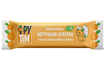 Натуральные конфеты Фрутім Яблоко и Абрикос, 50 г - Pampik