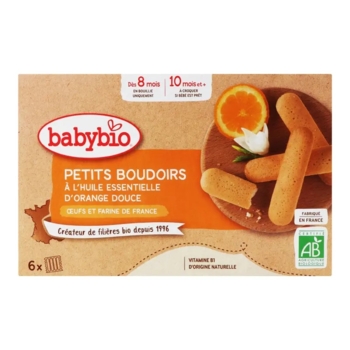 Органічне дитяче печиво Babybio Мій перший бісквіт, 120 г - Pampik