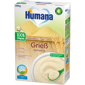 Безмолочна каша Humana Пшенична, 200 г - Pampik