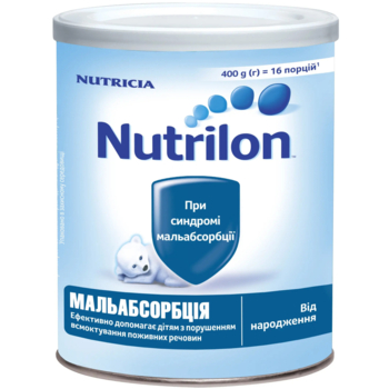 Суха молочна суміш Nutrilon Мальабсорбція, 400 г - Pampik