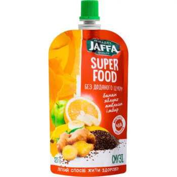 Смузи Jaffa Super Food Фруктовый c чиа и имбирем 120 г - Pampik