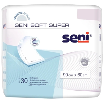 Одноразові пелюшки Seni Soft Super, 90х60 см, 30 шт. - Pampik