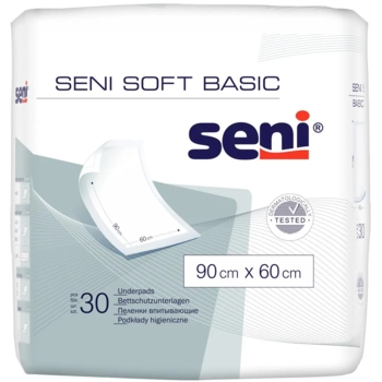 Одноразові пелюшки Seni Soft Basic, 90х60 см, 30 шт. - Pampik
