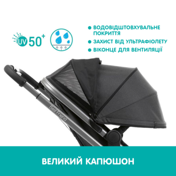 Прогулянкова коляска Chicco Best Friend Pro, чорний (79866.42) - Pampik - 6
