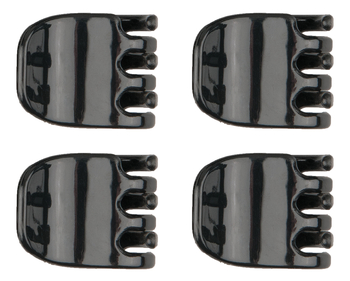 Набор заколок для волос Titania Зубец, 3 см, черный, 4 шт. (7935 B) - Pampik