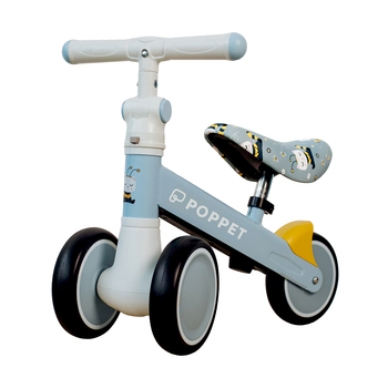 Дитячий триколісний біговел Poppet Кіт Бджілка Хані, голубий (PP-1605B) - Pampik