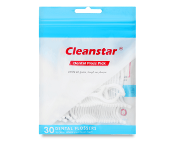 Зубна нитка Cleanstar, 30 шт. (651000) - Pampik