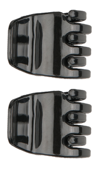 Набор заколок для волос Titania Зубец, 3.5 см, черный, 2 шт. (7937 B) - Pampik