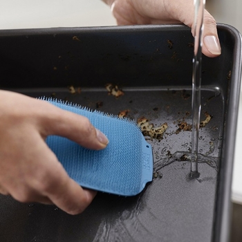 Скребок для миття посуду Joseph Joseph, дисплей (12 шт.), блакитний (85163) - Pampik - 4