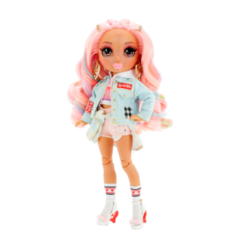 Коллекционная кукла Rainbow High Киа Сердечко, с аксессуарами, 28 см (422792-INT) - Pampik