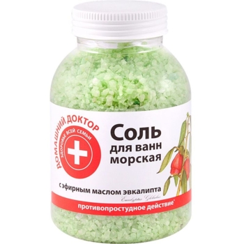 Соль для ванн Домашний Доктор с эвкалиптом 1 кг - Pampik
