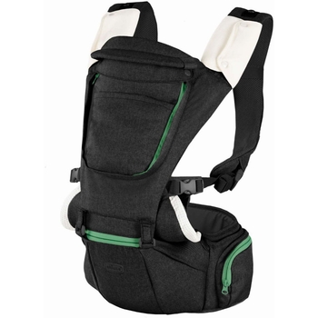 Сумка нагрудна Chicco Hip Seat, чорний (79147.42) - Pampik