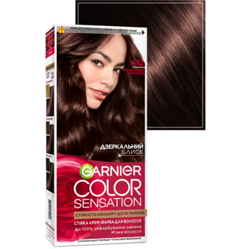Фарба для волосся Garnier Color Sensation відтінок 45630 перламутровий каштановий, 110 мл - Pampik - 2