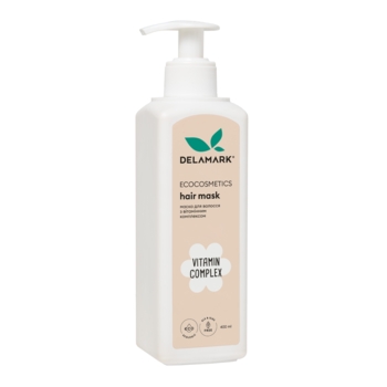 Маска-бальзам для волосся DeLaMark Вітамінний комплекс, 400 мл - Pampik