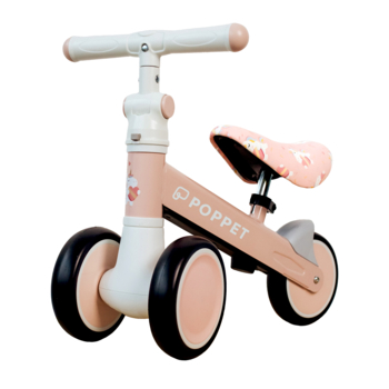 Детский трехколесный беговел Poppet Единорог Кэнди Джелли, светло-розовый (PP-1604P) - Pampik
