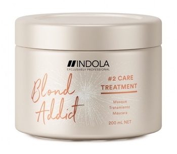 Маска для всіх типів білявого волосся Indola Blond Addict, 200 мл (2293343) - Pampik