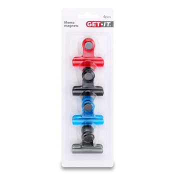 Набор магнитных зажимов для заметок Get-It, 4 шт. (849943) - Pampik