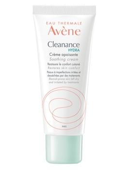 Крем заспокійливий Avene Cleanance Hydra, для проблемної шкіри під час системного лікування акне, 40 мл - Pampik