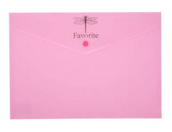 Папка на кнопке Buromax Pastel, А4, розовый (BM.3953-10) - Pampik