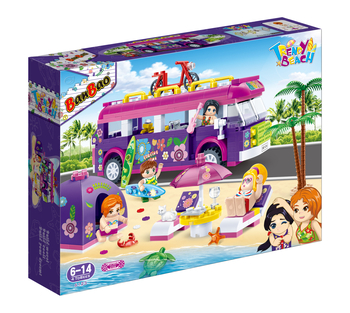Конструктор BanBao Модний пляж Кемпінг, 375 елементів (6123) - Pampik