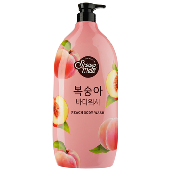 Гель для душа Shower Mate Персик, 1,2 л - Pampik