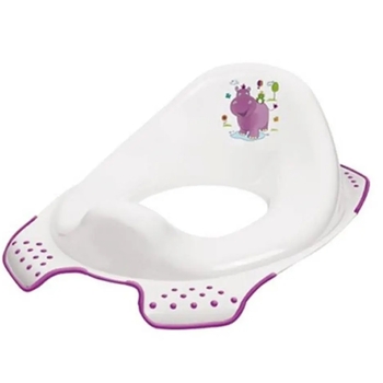 Дитяча накладка на унітаз Keeeper Hippo, білий (18650100012NN0) - Pampik