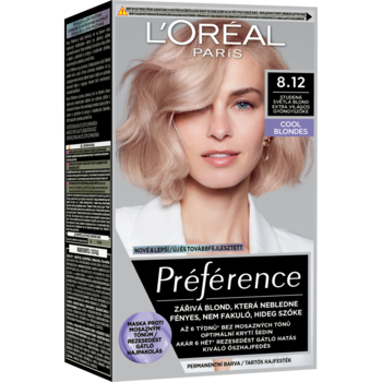 Фарба для волосся L'Oréal Paris Preference, відтінок 8.12 (Аляска), 174 мл (AA180700) - Pampik