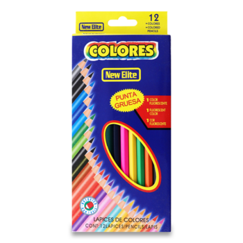 Карандаши цветные Offtop 12 цветов 12 шт. (848728) - Pampik