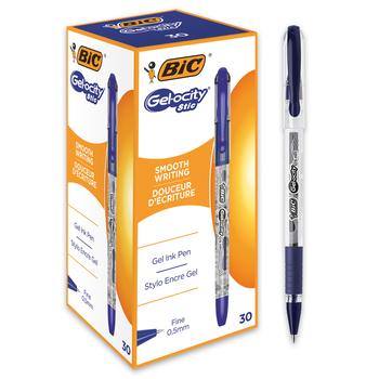 Ручка гелевая BIC Gel-ocity Stic, 0,7 мм, синий, 30 шт. (CEL1010265) - Pampik - 2