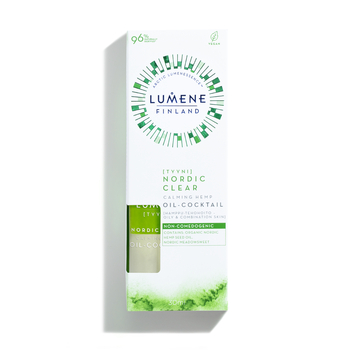 Заспокійливий коктейль для жирної та комбнованої шкіри Lumene Tyyni Calming Hemp Oil-Cocktail, 30 мл (8000019512063) - Pampik - 2