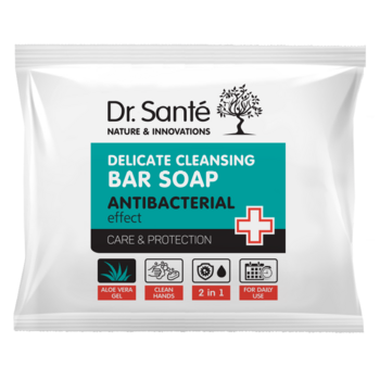 Мило Dr. Sante Care&Protection 2в1 Антибактеріальний ефект, 100 г - Pampik