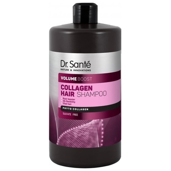 Шампунь для волосся Dr. Sante Collagen Hair Volume boost Для надання об'єму, 1 л - Pampik
