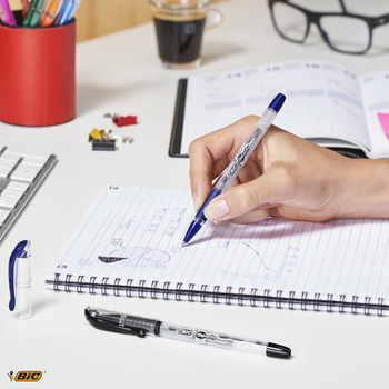 Ручка гелевая BIC Gel-ocity Stic, 0,7 мм, синий, 30 шт. (CEL1010265) - Pampik - 5