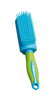 Масажна щітка для волосся Titania, 17,4 см, блакитний (1304) - Pampik