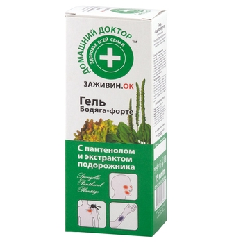 Гель для тіла Домашний Доктор Бодяга-форте, 75 мл - Pampik