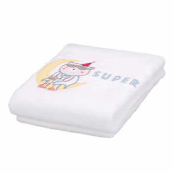 Дитячий плед в ліжечко Karaca Home Dreamer Beyaz 120х100 см білий (2000022180757) - Pampik - 2